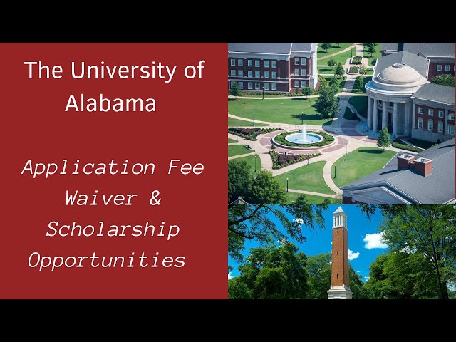 University of albama Scholarship?